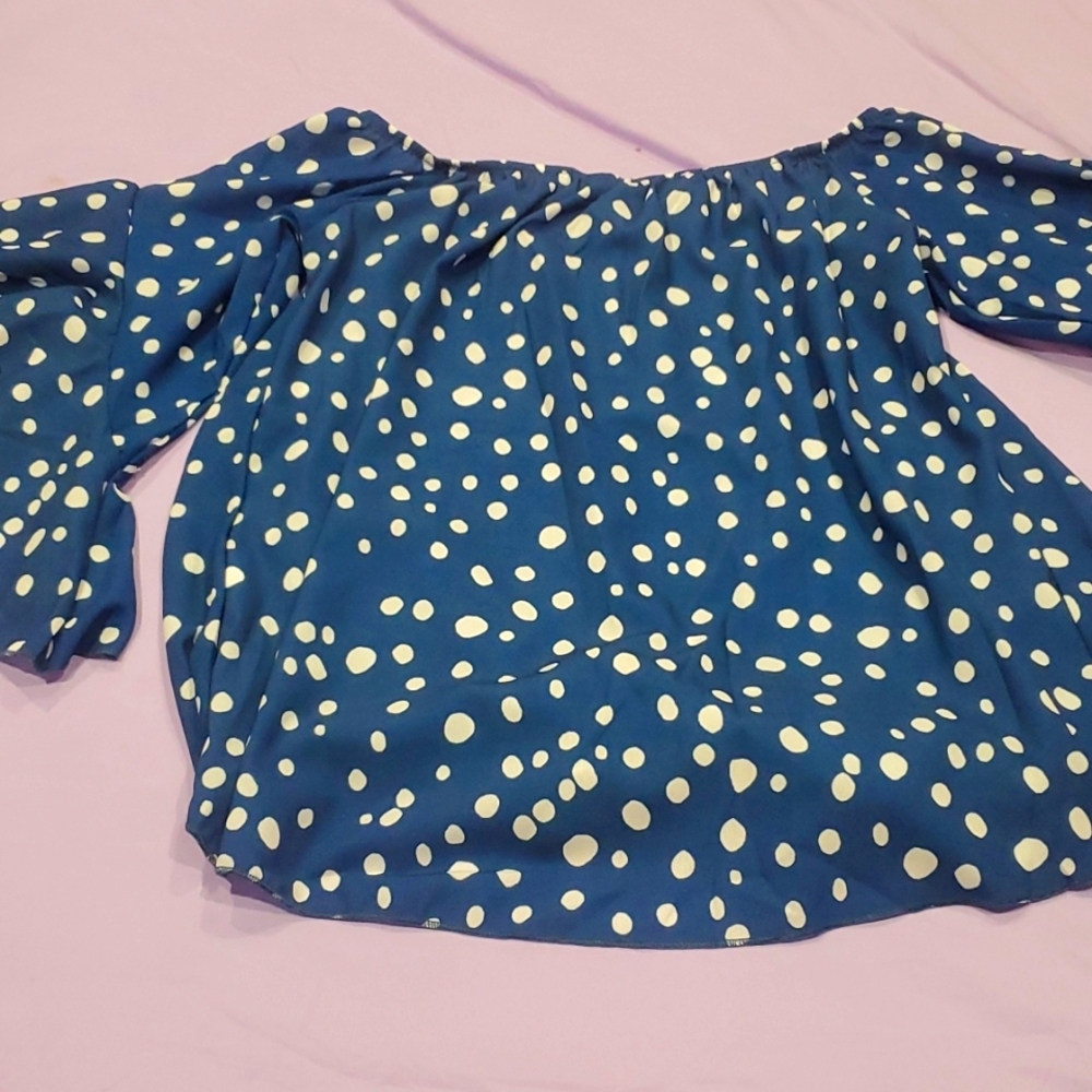 Cute Blue dot top